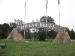 Poplar Bluff, MO Welcome Sign - Thin Veneer Natural Stone