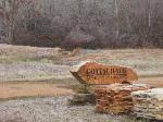 Gottschalk Quarry StoneYard Sign - Winter Ice
