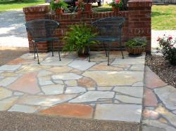 natural stone patio and path stone in Missouri