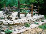 Dry Wall Stacked Stone Edging, MO